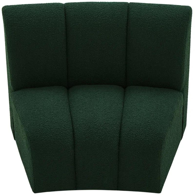 Everly Quinn Izen 43" W Boucle Fabric Modular Chair