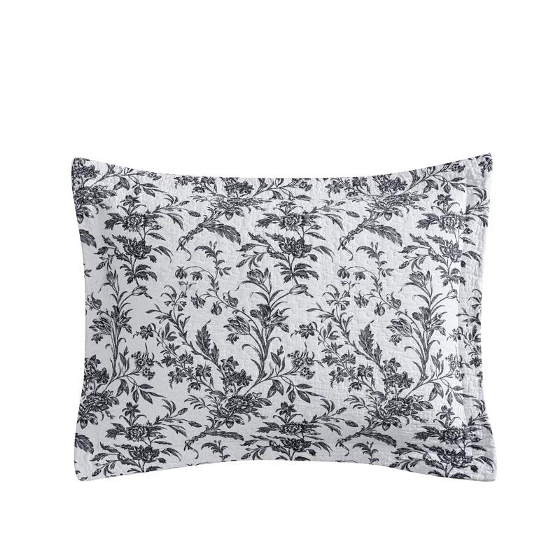 Laura Ashley Laura Ashley Amberley Cotton Black 4 Piece Daybed Cover Set