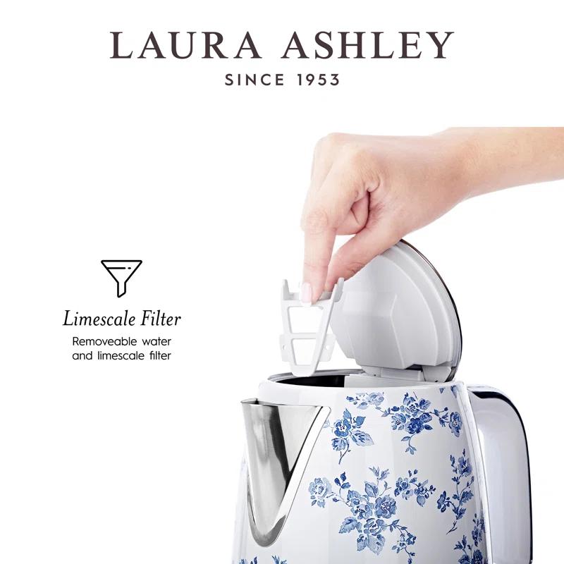 VQ Laura Ashley 1.7 Liter Jug Kettle, China Rose