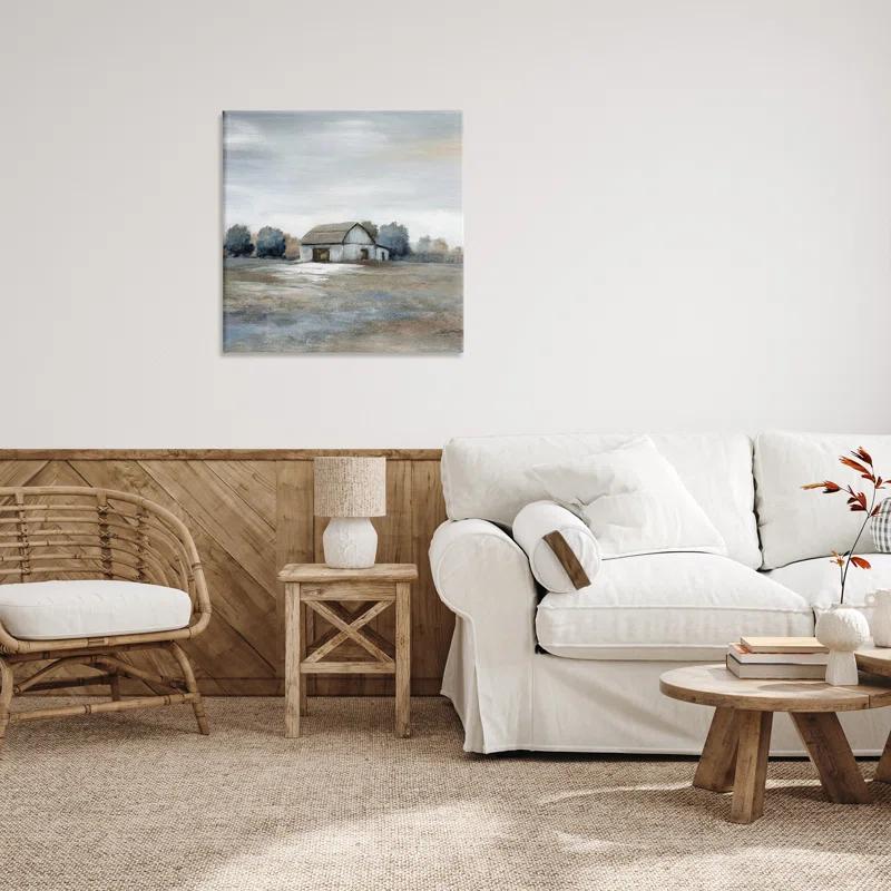 Stupell Industries Countryside Barn Neutral Tones Canvas Wall Art By Nan | Wayfair