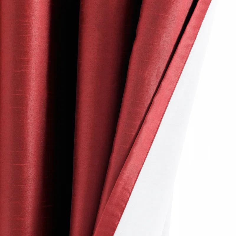 Lush Decor Solid Color Grommet Single Curtain Panel