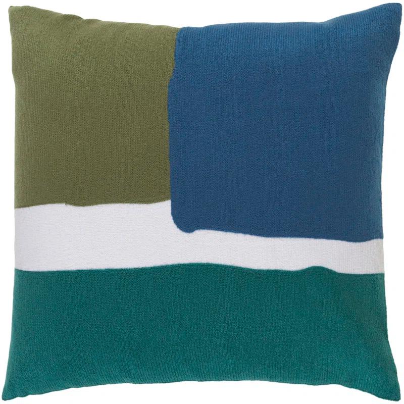 Livabliss Blossom Patchwork Cotton Pillow Cover