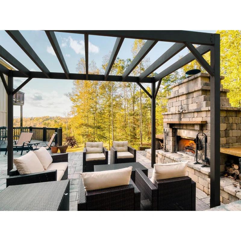 Fortress Building Products Fortress Evolution Modern Heavy Duty Steel Pergola Kit