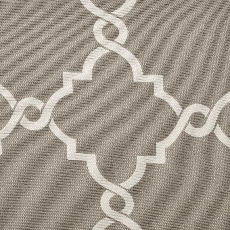 Gracie Mills Gracie Mills Ondine Contemporary Grommet Top Valance with Fretwork Print