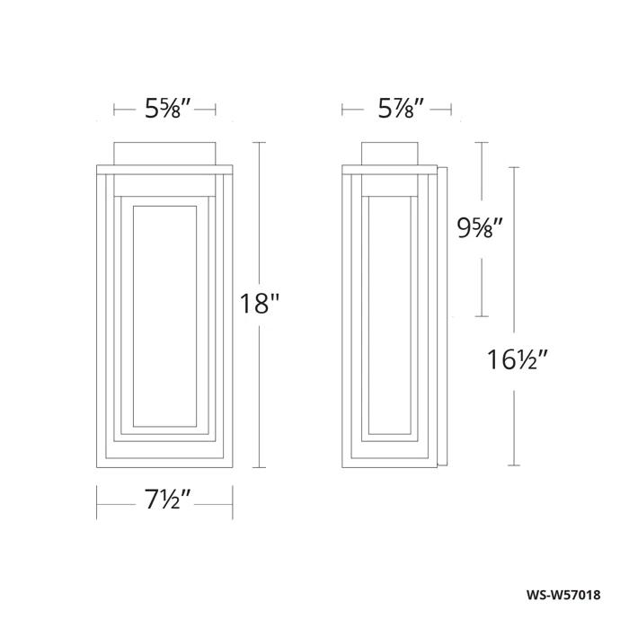 Modern Forms Dorne LED Wall Light