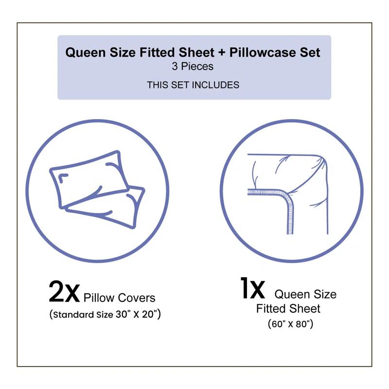 Ambesonne Microfiber Sheet Set