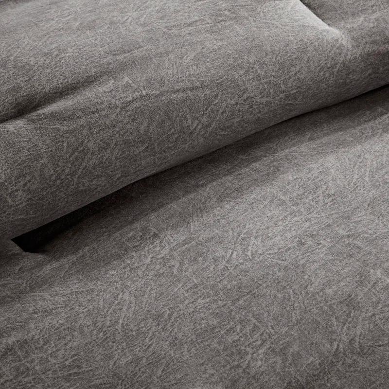 Madison Park Boone 7 Piece Faux Suede Comforter Set