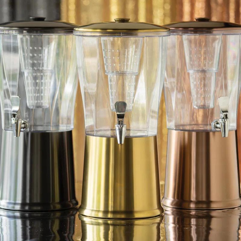 Service Ideas Service Ideas 3 Gallon Beverage Dispenser with Infuser Tube and Stainless Steel Spigot