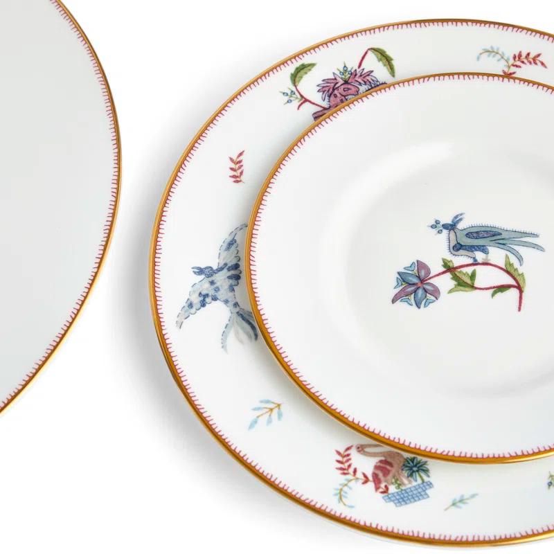 Wedgwood Kit Kemp Mythical Creatures 5 Piece Bone China Place Setting Set, Service for 1 | Wayfair