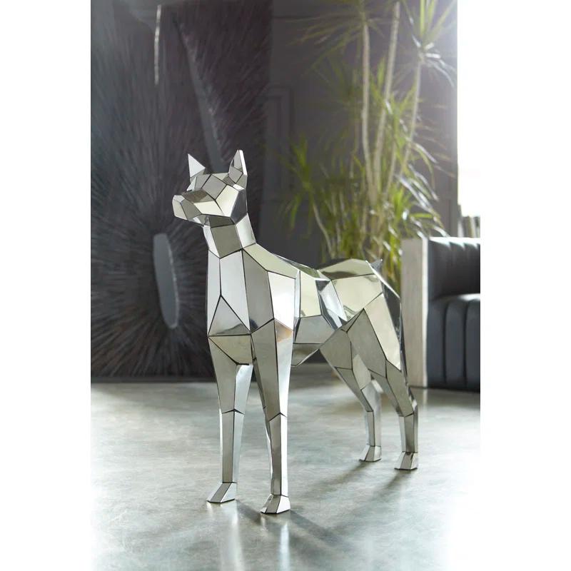 Crazy Cut Dog Statue