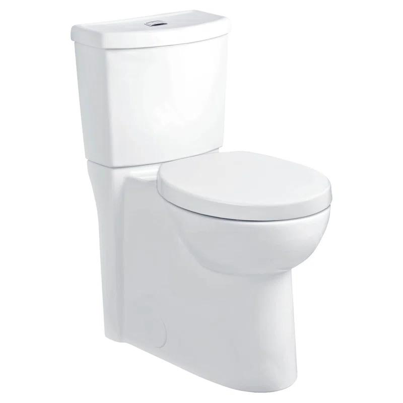 American Standard 2795204.020 American Standard Studio 1.6 Gallons GPF Round Comfort Height Floor Mounted Kit (Seat Included)