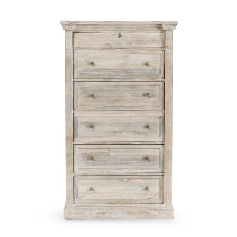 Classic Home Adelaide 6 Drawer Mango Wood Chest Dresser