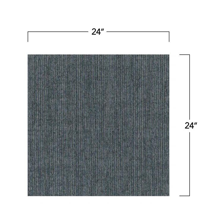 Mohawk Mohawk Basics 24" x 24" PET Fiber Carpet Tiles (96 sqft per carton-24 Tiles)