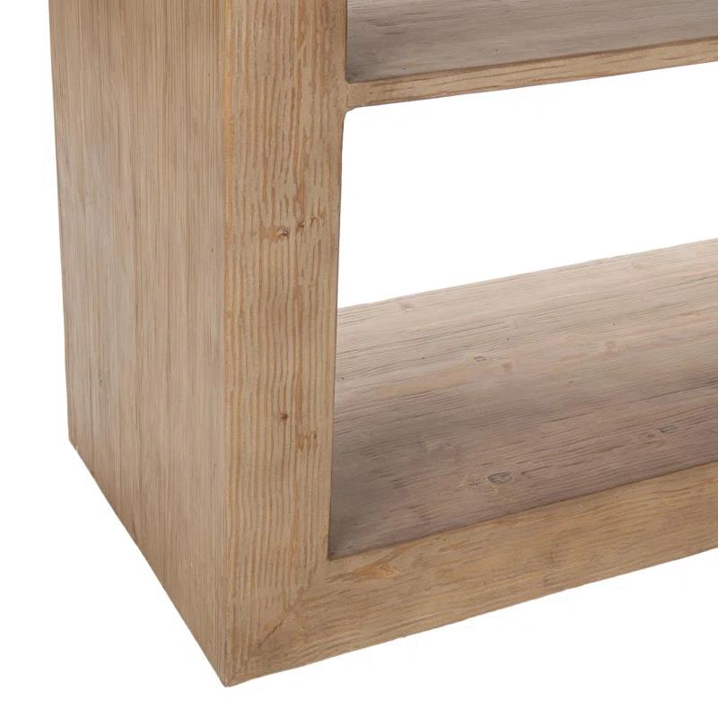 Classic Home Nalani Reclaimed Pine Wood Bookshelf