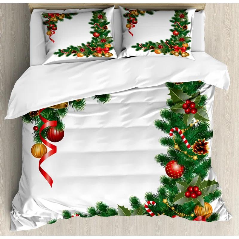 Ambesonne Farmhouse / Country Floral Duvet Cover Set