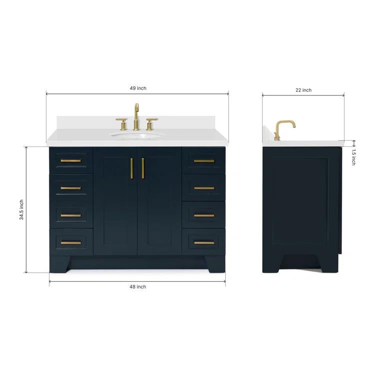 Ariel Bath 49 IN.  Single Bathroom Vanity | Perigold