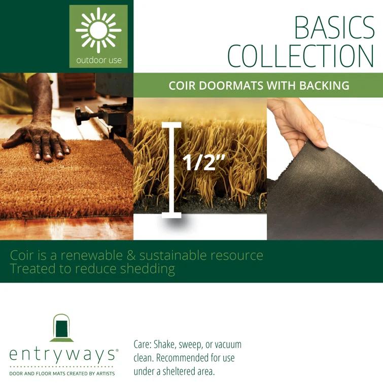 Bold Stripes Coir Doormat