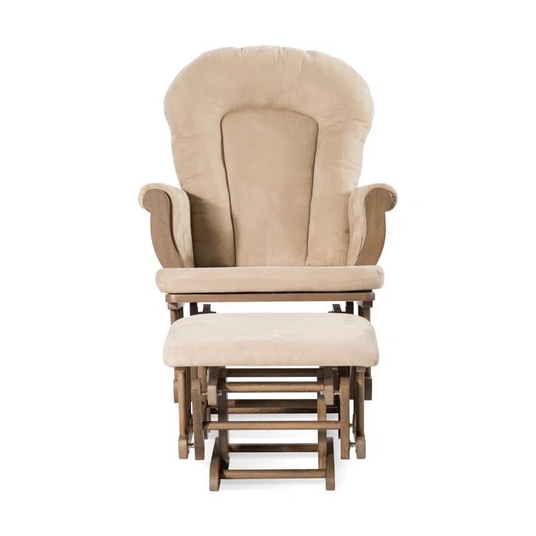 Child Craft Cozy Glider Rocker and Ottoman