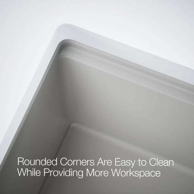 Cairn® 34" L x 18" W Double Basin Undermount with Accessories