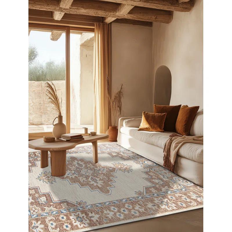 Bungalow Rose Exquisite Kiran Hand Knotted Wool Rug