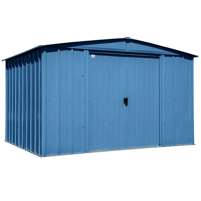 10 ft. W x 8 ft. D Metal Storage Shed