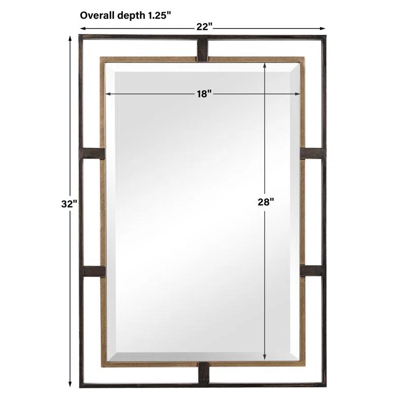 Rashmi Metal Flat Wall Mirror