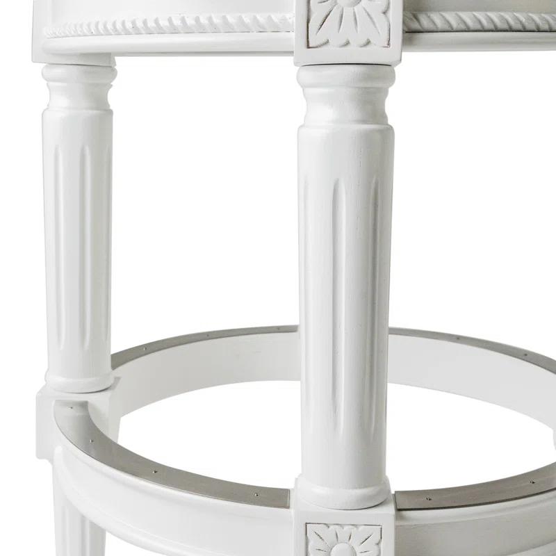Maven Lane Maven Lane Pullman Backless Stool with Fabric Upholstery