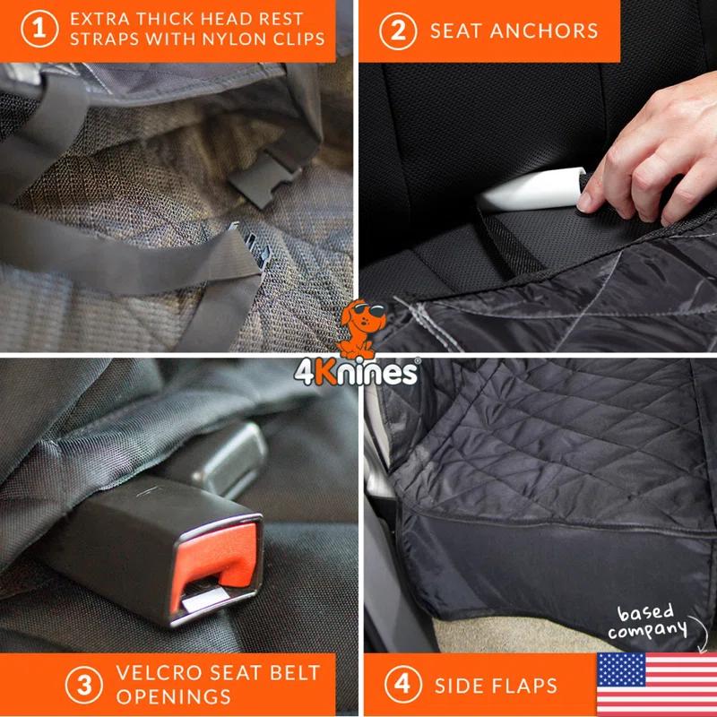 4Knines Dog Cotton Blend Seat Cover