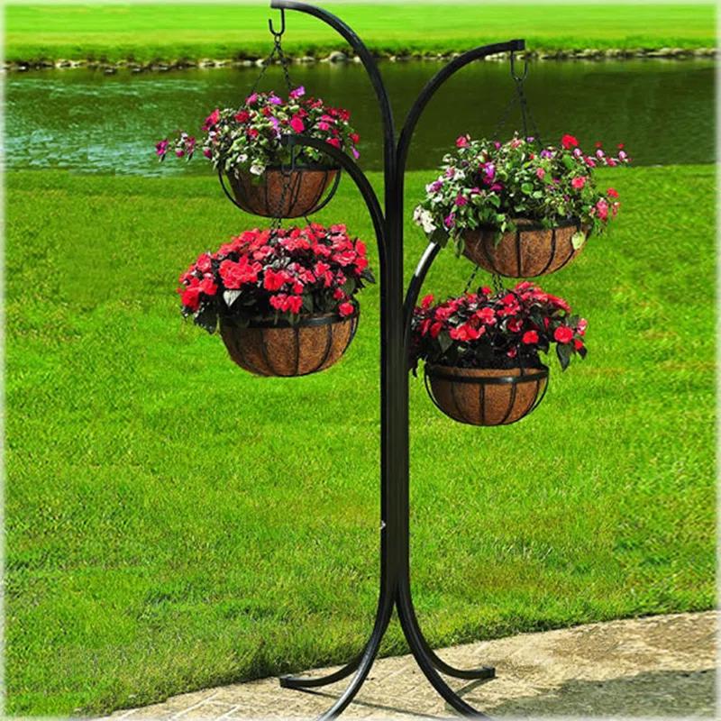 Red Barrel Studio® Bowersock Metal Weather Resistant Plant Stand