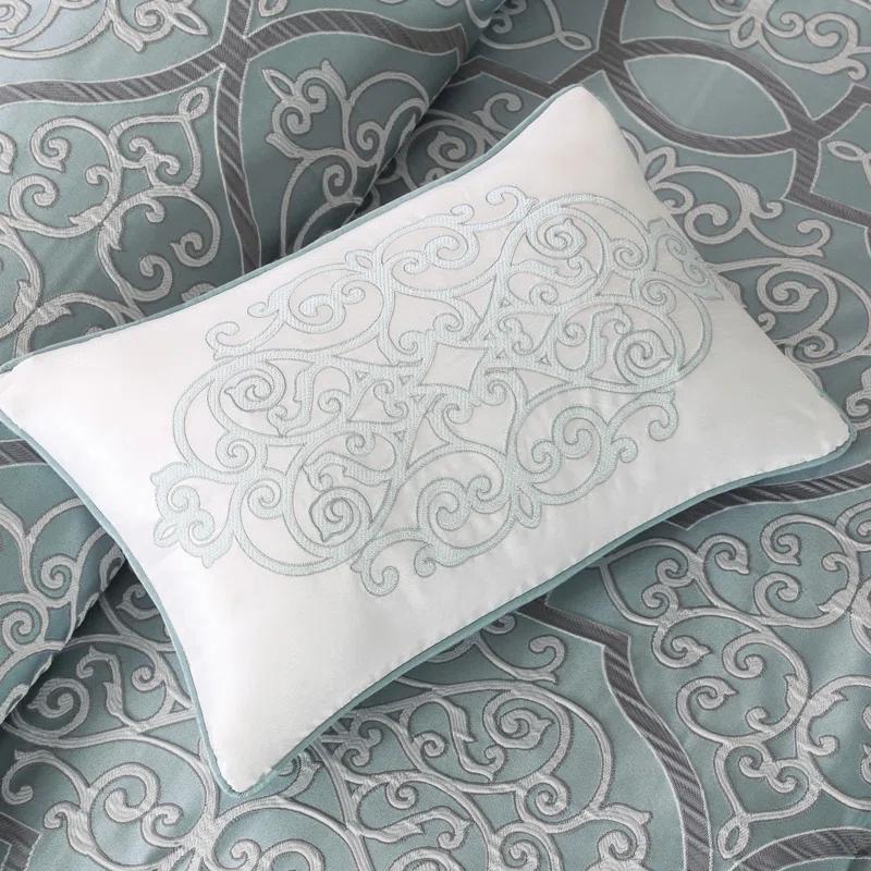 Madison Park 12 Piece Comforter Set with Cotton Bed Sheets