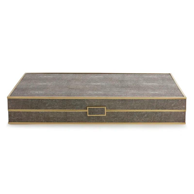 AERIN 21.4'' L Manufactured Wood Backgammon Game Set