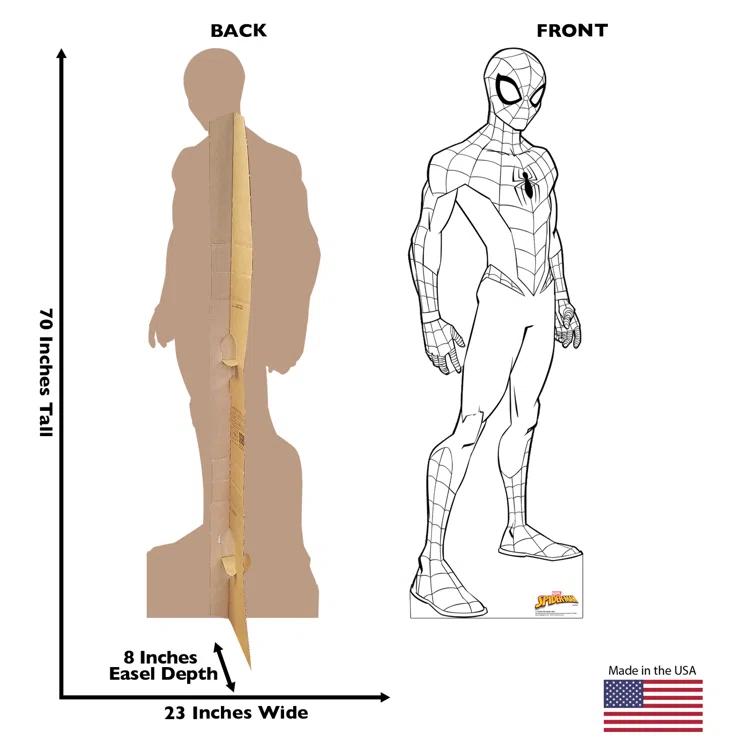 Advanced Graphics 70'' Superheroes & Villains Cardboard Standup