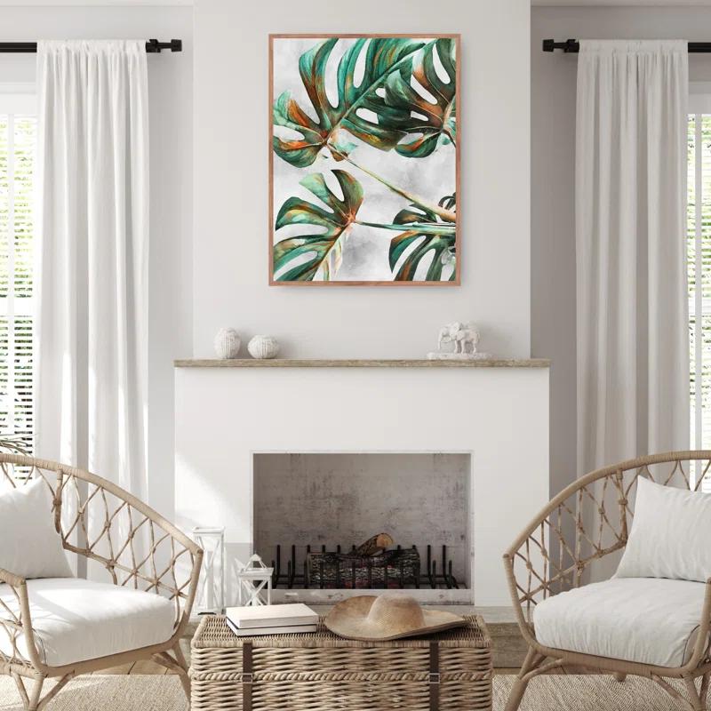 Bay Isle Home™ Monstera by Studio Arts Canvas Art Print