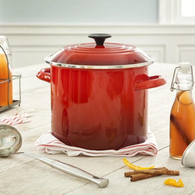Le Creuset ® Sea Salt 8-Qt. Enameled Stockpot