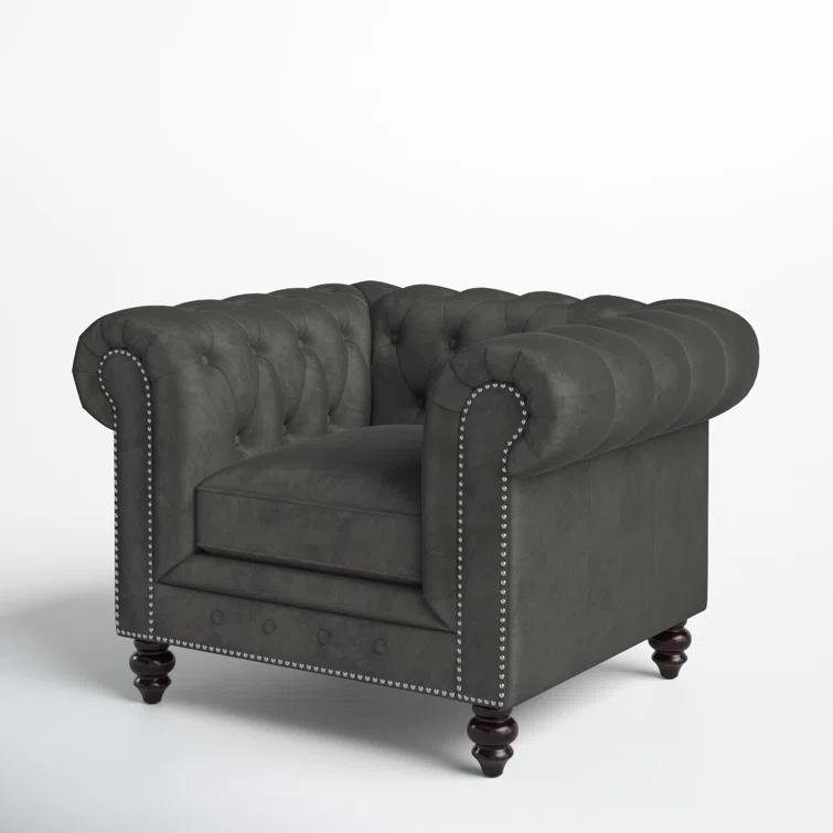 Ophelie Upholstered Chesterfield Chair