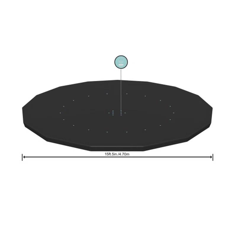 Bestway Bestway Round Pool Cover for 15 Foot Above Ground Pools, Black (Cover Only)