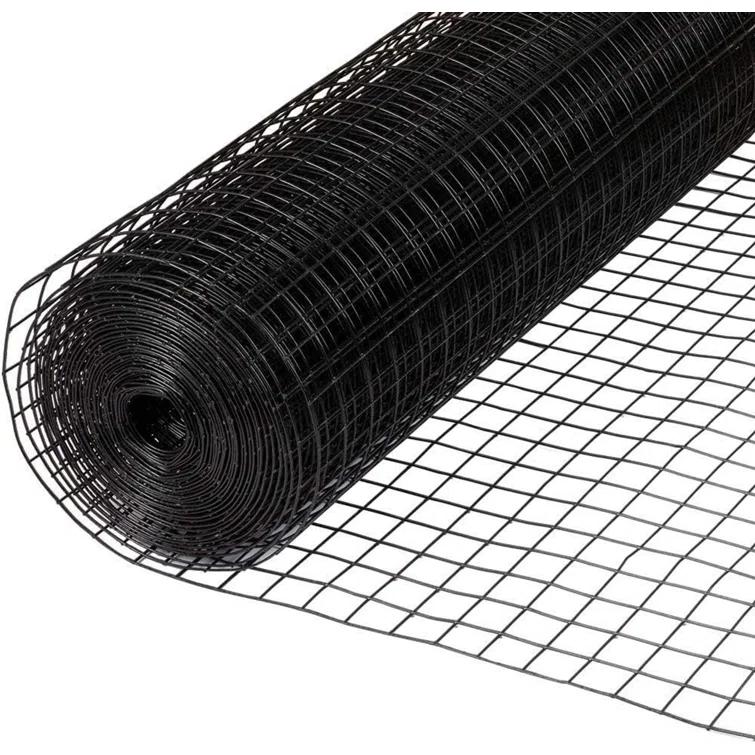 Fencer Wire 16 Gauge Black Vinyl Coated Welded Wire with Mesh Size 1.5” x 1.5”, Multiple Sizes & Reviews | Wayfair