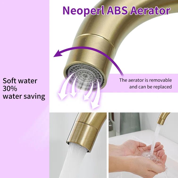 Hendrix Single Hole Bathroom Sink Faucet