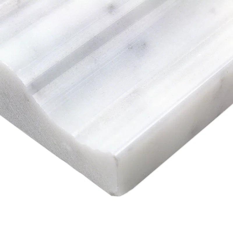 Bond Tile 12'' L x 4.75'' W Marble Tile Trim