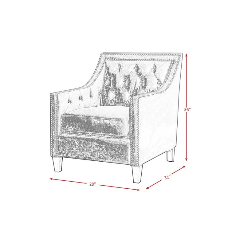 Mercer41 Chilukki Upholstered Armchair