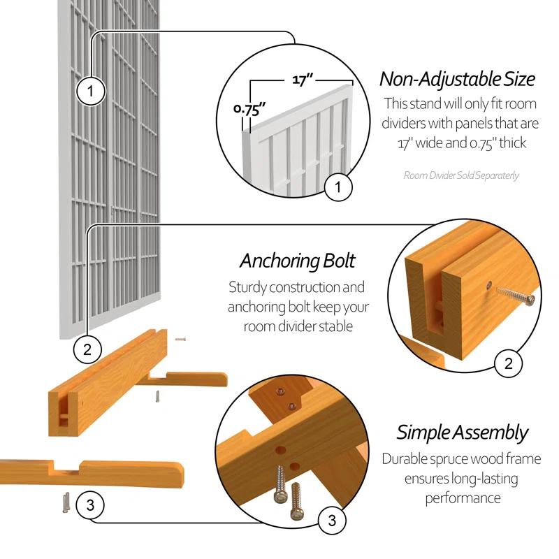 Latitude Run® Stand for Room Divider