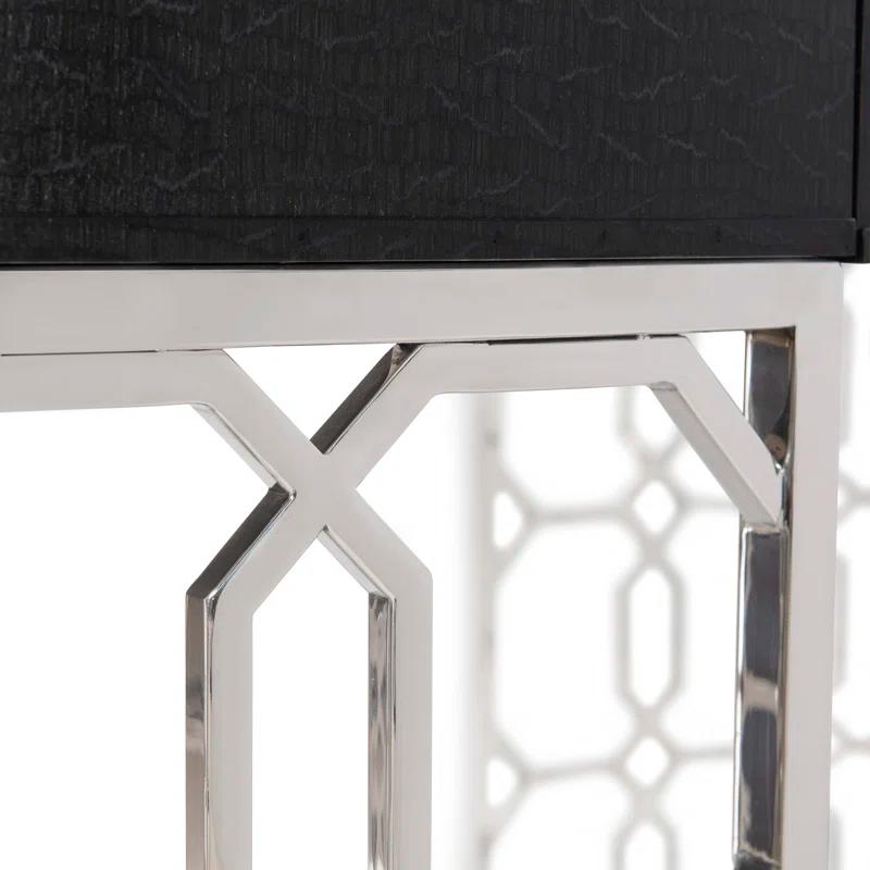 Bernhardt Silhouette Oval Metal Base Writing Desk