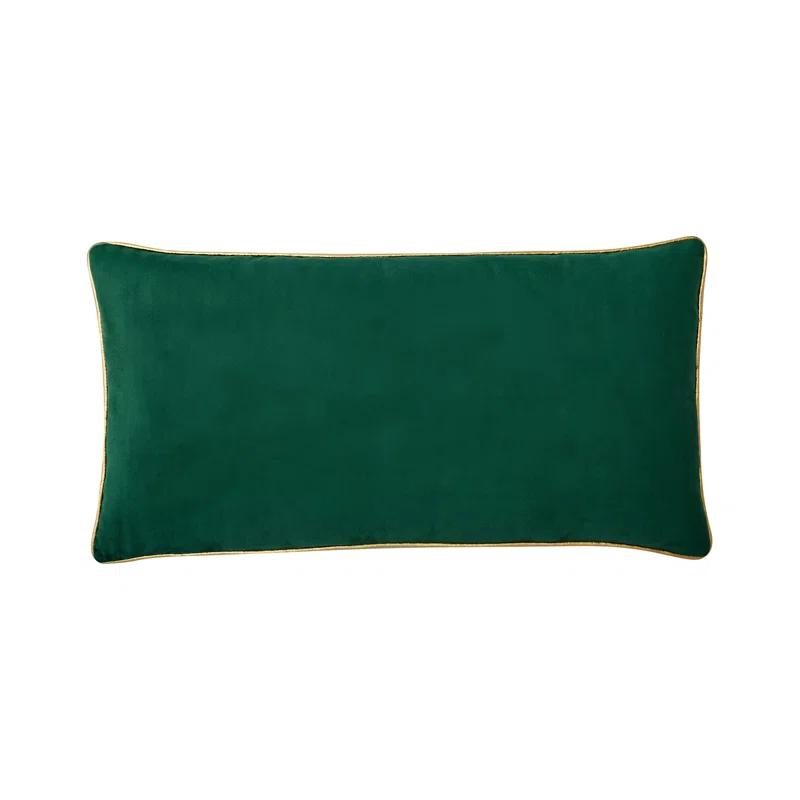 Juicy Couture Velvet Cheetah Plush Decorative Throw Pillows - 14" x 24"