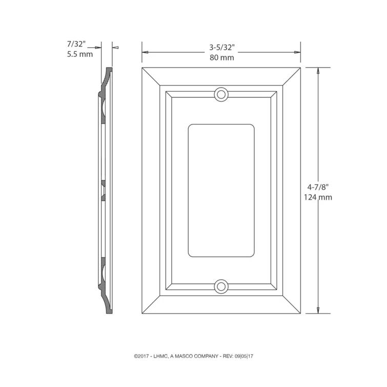 CKP Impressions 1 - Gang Rocker Standard Wall Plate