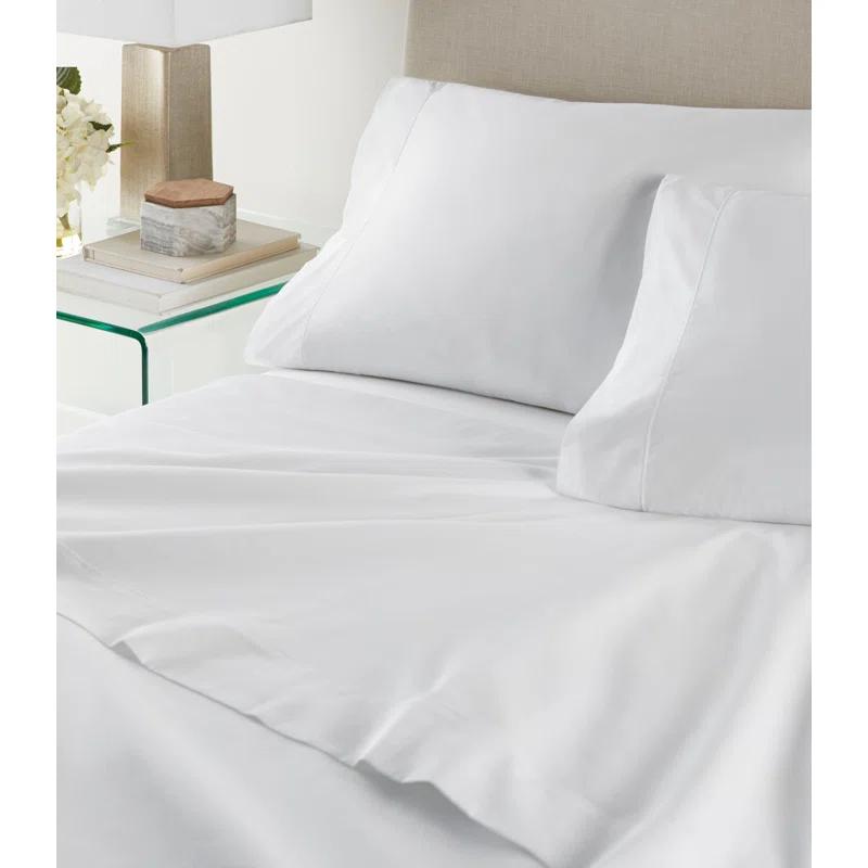 Peacock Alley Nile 300 Thread Count Egyptian-Quality Cotton Percale Pillowcases (Set of 2)
