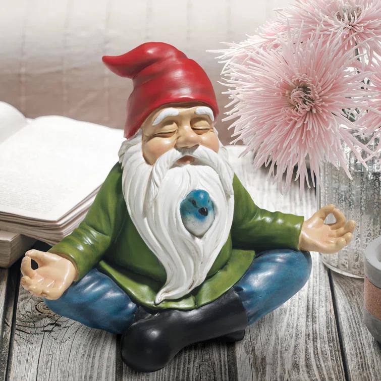 Design Toscano Zen Garden Gnome Statue