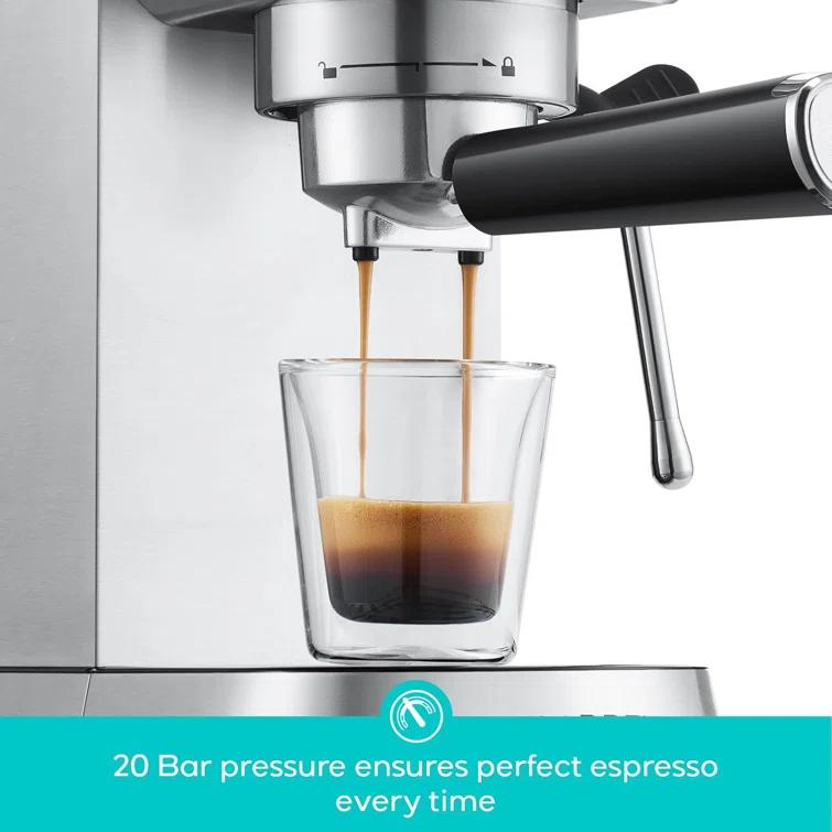 CASABREWS CASABREWS CM5418 20 Bar Espresso Machine Coffee Maker W/ Powerful Steam Wand Stainless Steel