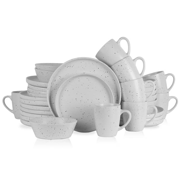 Stone Lain Stone Lain Jade 32-Piece Dinnerware Set Stoneware (Set of 32)