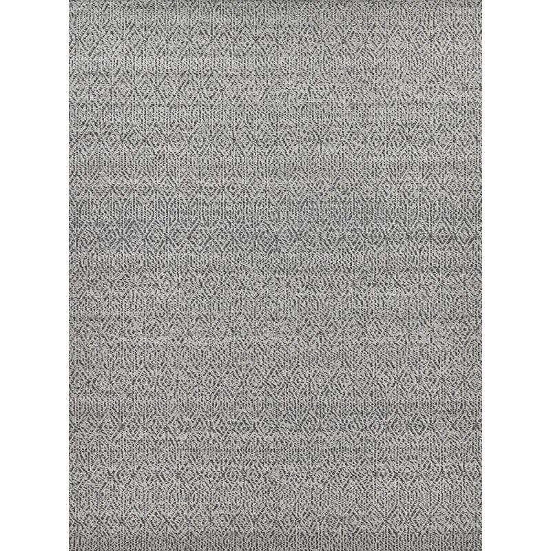 EXQUISITE RUGS Woven Earth Handmade Flatweave Wool Charcoal/Ivory Area Rug | Wayfair