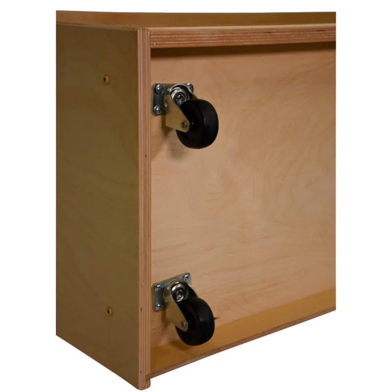 Childcraft 6 Compartment Manufactured Wood Classroom Cabinet